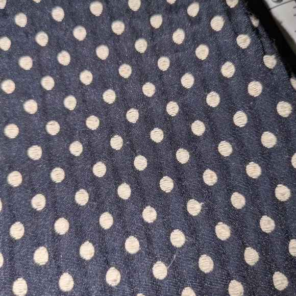 Banana Republic Blue and White Peplum Blouse - Picture 6 of 12